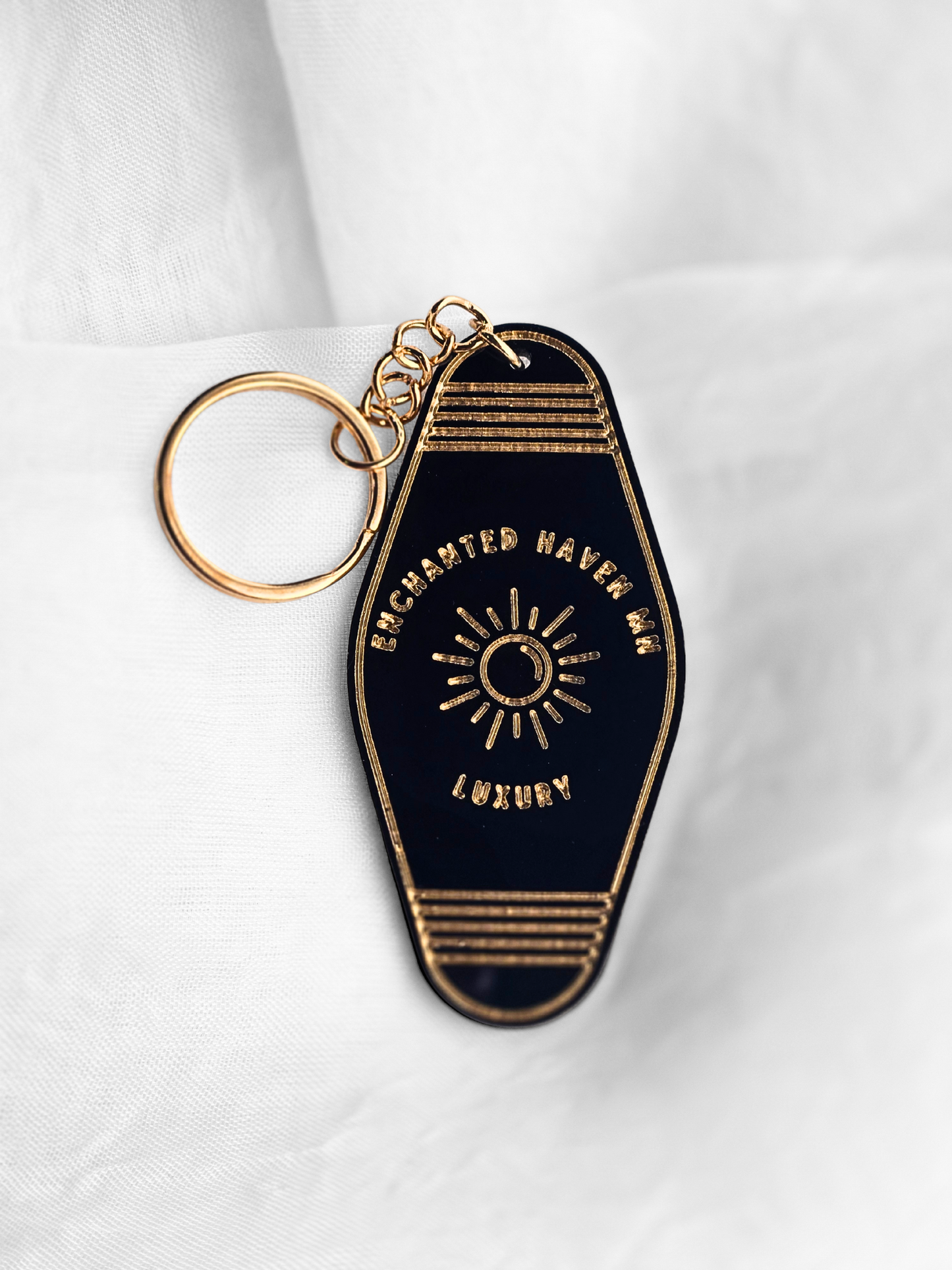 Enchanted Haven MN Luxury Keychain